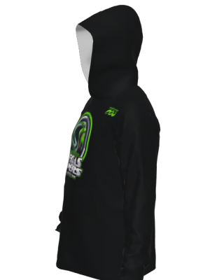 Podiumwear Unisex Slim-Fit Hoodie (Soccer) Side View