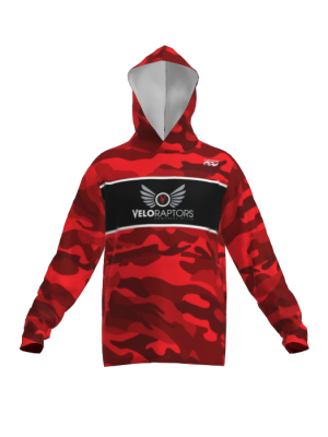 Podiumwear Unisex Slim-Fit Hoodie (Soccer) Front View