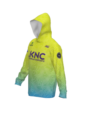 Podiumwear Unisex Slim-Fit Hoodie (Soccer) Side View