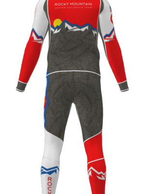 Podiumwear Men's Gold Two-Piece Race Suit