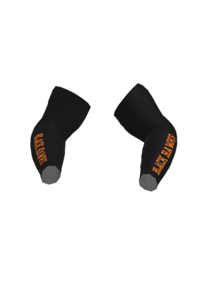 Podiumwear Dyed Black Armwarmers