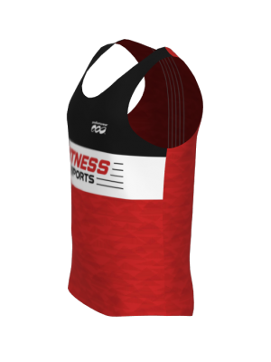 Podiumwear Men's Singlet (Nordic Skiing) Side View