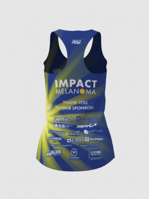 Podiumwear Women's Singlet (Nordic Skiing) Back View