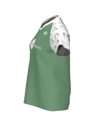 Podiumwear Women's Silver Short Sleeve MTB Jersey - NEW FABRIC 2025!