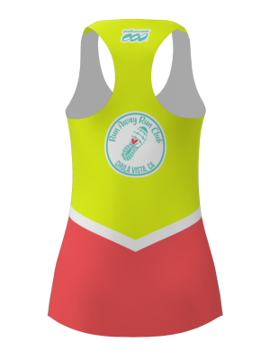 Podiumwear Women's Singlet (Nordic Skiing) Back View
