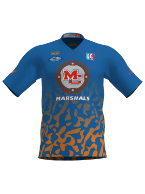 Podiumwear Men's Silver Short Sleeve MTB Jersey - New Fabric 2025!