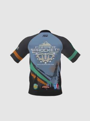 Podiumwear Men's Silver Short Sleeve MTB Jersey - New Fabric 2025!