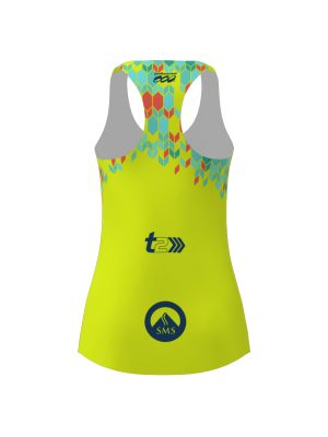 Podiumwear Women's Singlet (Nordic Skiing) Back View