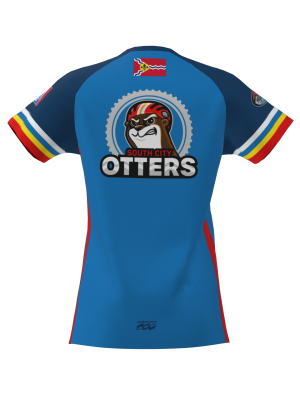 Podiumwear Women's Silver Short Sleeve MTB Jersey - NEW FABRIC 2025!