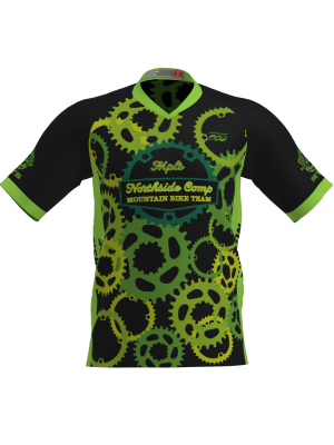 Podiumwear Men's Silver Short Sleeve MTB Jersey - New Fabric 2025!