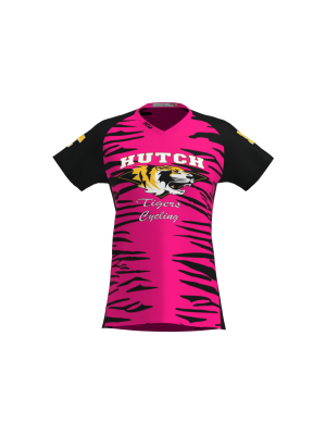 Podiumwear Women's Silver Short Sleeve MTB Jersey - NEW FABRIC 2025!