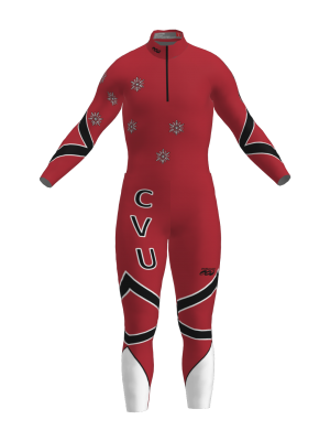 Podiumwear Nordic Child's Two-Piece Race Suit (Nordic Skiing) Front View