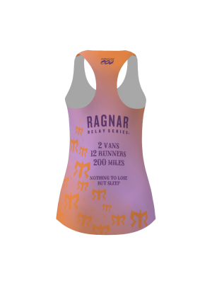 Podiumwear Women's Singlet (Nordic Skiing) Back View