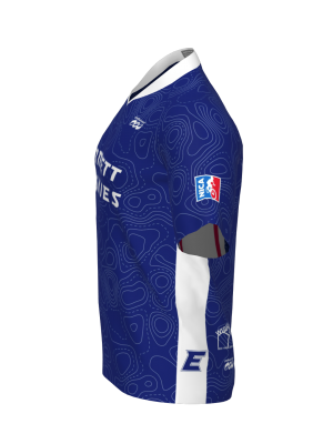 Podiumwear Men's Silver Short Sleeve MTB Jersey - New Fabric 2025!