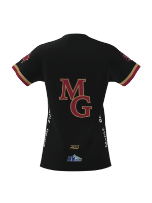 Podiumwear Women's Silver Short Sleeve MTB Jersey - NEW FABRIC 2025!
