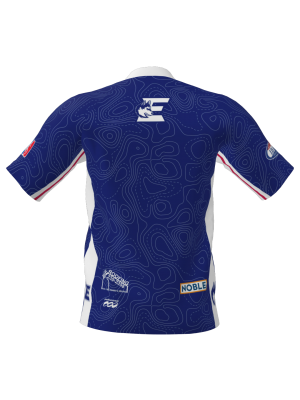 Podiumwear Men's Silver Short Sleeve MTB Jersey - New Fabric 2025!