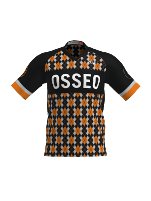 Podiumwear Men's Silver Short Sleeve MTB Jersey - New Fabric 2025!