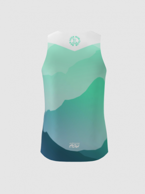 Podiumwear Men's Singlet (Nordic Skiing) Back View