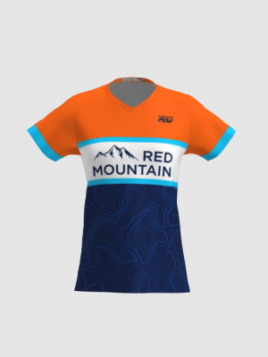 Podiumwear Women's Silver Short Sleeve MTB Jersey - NEW FABRIC 2025!