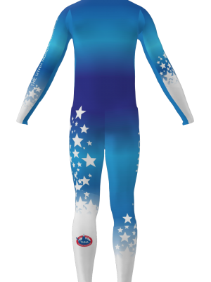Podiumwear Men's Gold Two-Piece Race Suit