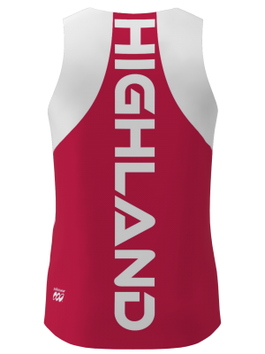 Podiumwear Men's Singlet (Nordic Skiing) Back View