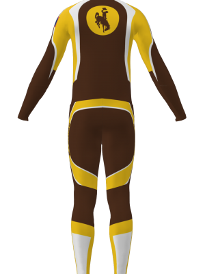 Podiumwear Men's Gold Two-Piece Race Suit