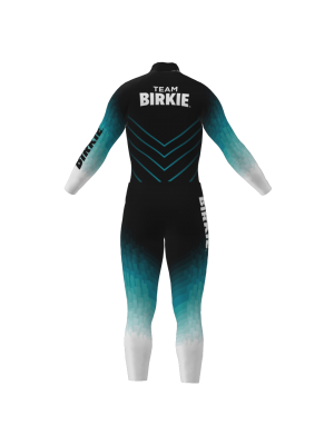 Podiumwear Nordic Child's Two-Piece Race Suit (Nordic Skiing) Back View