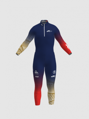 Podiumwear Nordic Child's Two-Piece Race Suit (Nordic Skiing) Front View