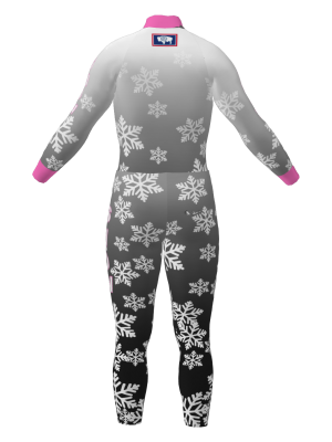 Podiumwear Nordic Child's Two-Piece Race Suit (Nordic Skiing) Back View