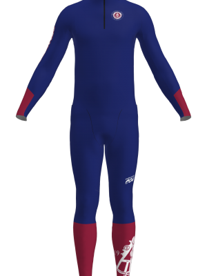 Podiumwear Men's Gold Two-Piece Race Suit
