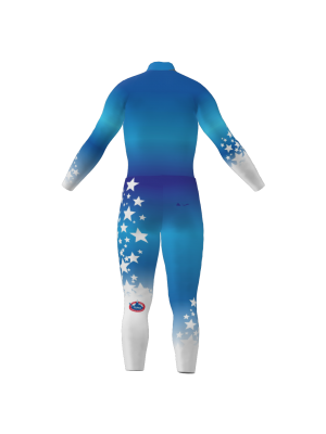 Podiumwear Nordic Child's Two-Piece Race Suit (Nordic Skiing) Back View