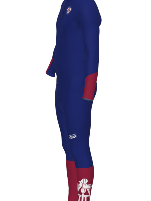Podiumwear Men's Gold Two-Piece Race Suit