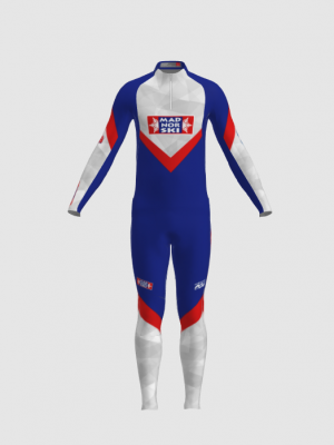 Podiumwear Men's Gold Two-Piece Race Suit