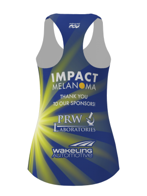 Podiumwear Women's Singlet (Nordic Skiing) Back View