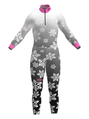 Podiumwear Nordic Child's Two-Piece Race Suit (Nordic Skiing) Front View
