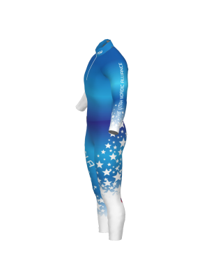 Podiumwear Nordic Child's Two-Piece Race Suit (Nordic Skiing) Side View