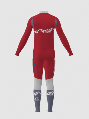Podiumwear Men's Gold Two-Piece Race Suit