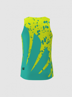 Podiumwear Men's Singlet (Nordic Skiing) Back View