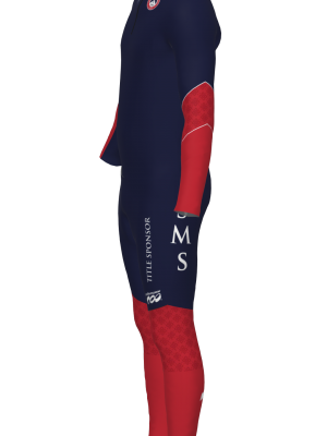 Podiumwear Men's Gold Two-Piece Race Suit