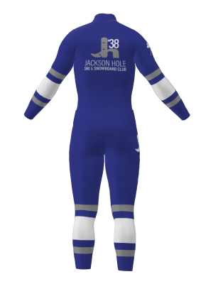 Podiumwear Nordic Child's Two-Piece Race Suit (Nordic Skiing) Back View