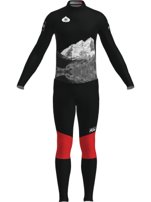 Podiumwear Men's Gold Two-Piece Race Suit