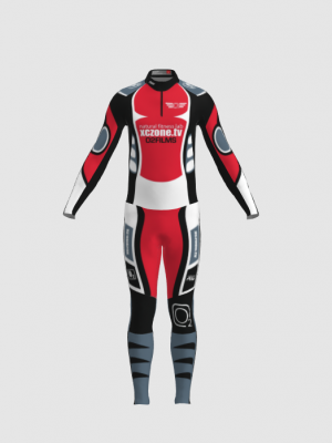 Podiumwear Men's Gold Two-Piece Race Suit