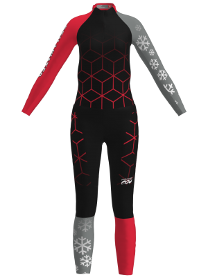 Podiumwear Women's Gold Two-Piece Race Suit