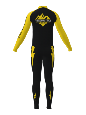 Podiumwear Men's Gold Two-Piece Race Suit