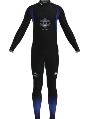 Podiumwear Men's Gold Two-Piece Race Suit