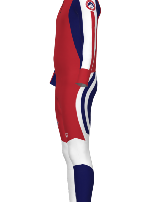 Podiumwear Men's Gold Two-Piece Race Suit