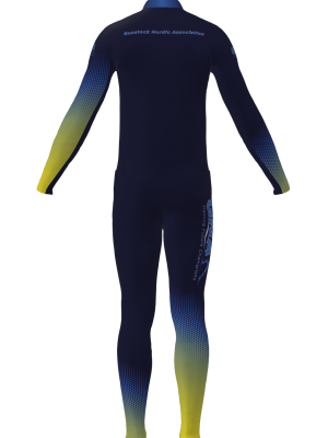 Podiumwear Men's Gold Two-Piece Race Suit