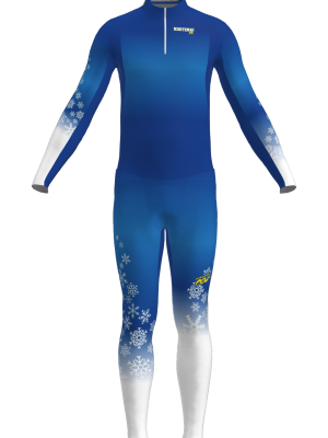 Podiumwear Men's Gold Two-Piece Race Suit