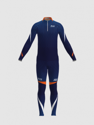 Podiumwear Men's Gold Two-Piece Race Suit