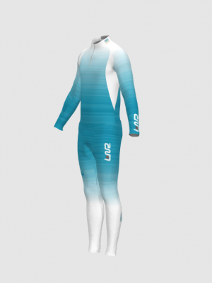 Podiumwear Men's Gold Two-Piece Race Suit